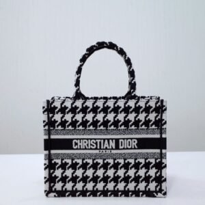 Replica Dior Tote Book Houndstooth