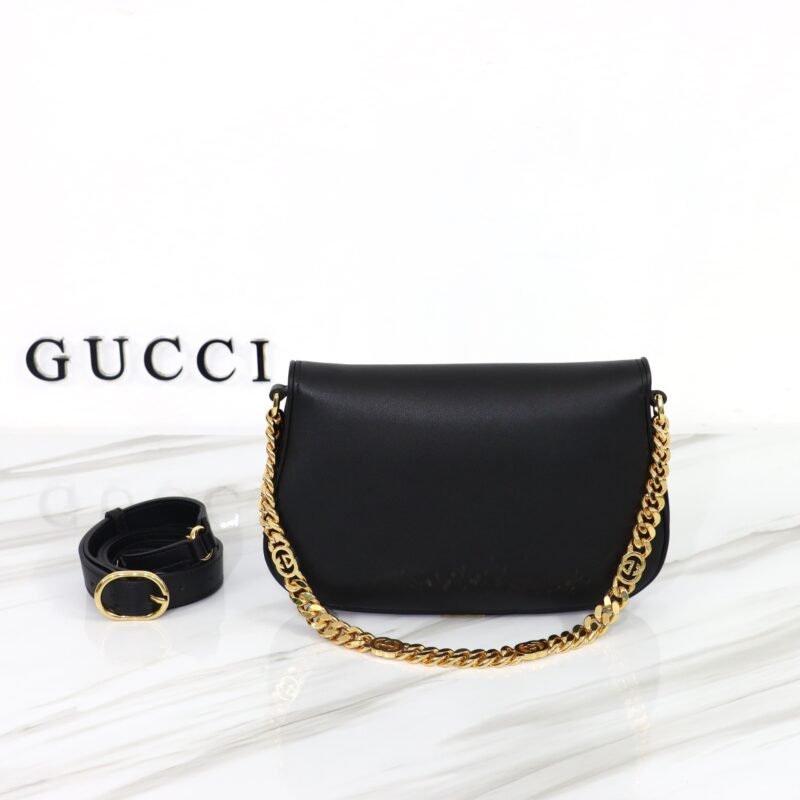 Replica Gucci Blondie Leather Black - Image 8