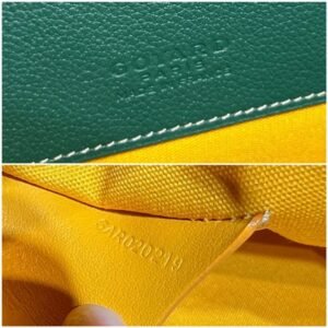 Alternative view of Replica Goyard Senat MM Green