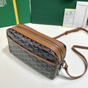 Alternative view of Fake Goyard Cap Vert Red Brown