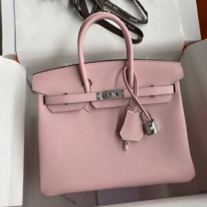 Fake Hermès Birkin Epsom Pink Silver