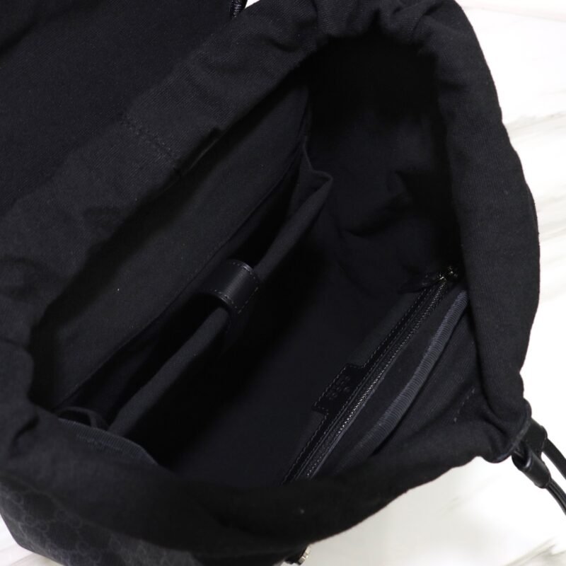 Replica Gucci Interlocking Double G Backpack Black - Image 2