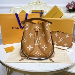 Fake Louis Vuitton Noe Bucket Brown MM