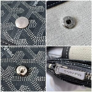 Alternative view of Fake Goyard Plumet Pocket Wallet Grey