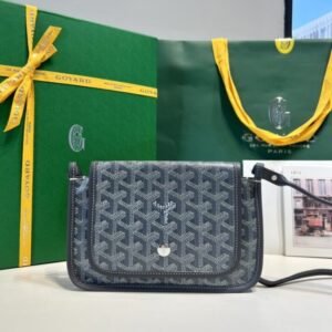 Fake Goyard Plumet Pocket Wallet Grey