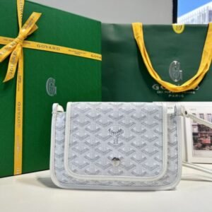 Fake Goyard Plumet Pocket Wallet White