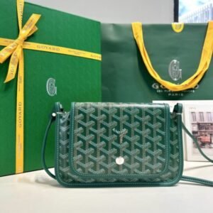 Fake Goyard Plumet Pocket Wallet Green