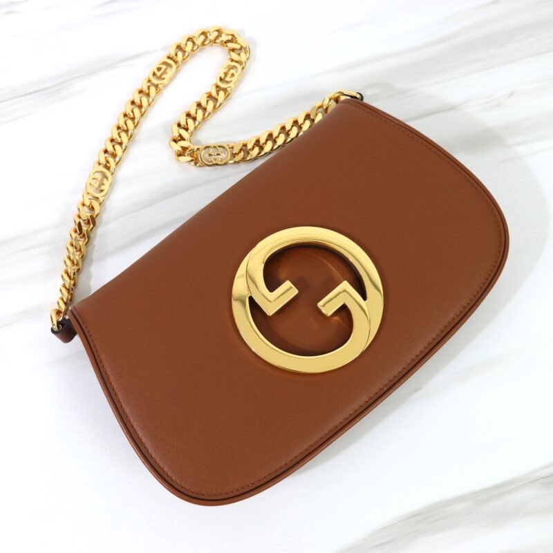 Replica Gucci Blondie Leather Brown - Image 5