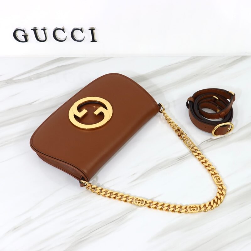 Replica Gucci Blondie Leather Brown - Image 6