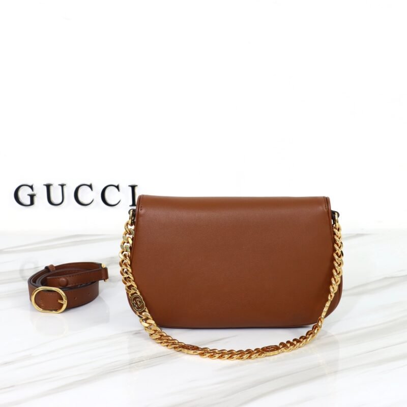 Replica Gucci Blondie Leather Brown - Image 9