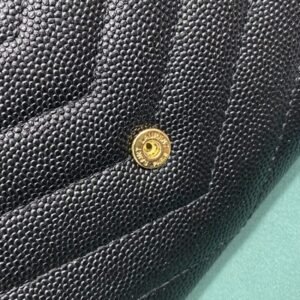 Alternative view of Yves Saint Laurent Chain Wallet Black