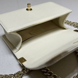 Alternative view of CHANEL Le Boy Small Ivory