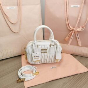 Replica Miu Miu Arcadie Small White
