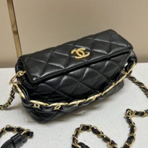 CHANEL Hobo Bag Black