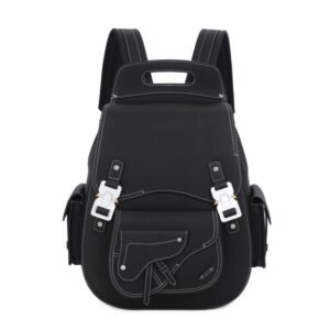Fake Dior Maxi Gallop Backpack Black