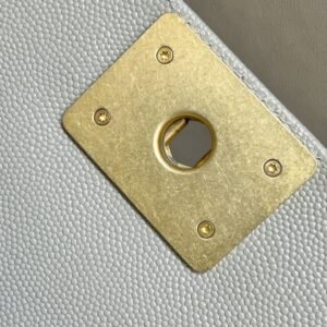 Alternative view of CHANEL Le Boy Grey Gold