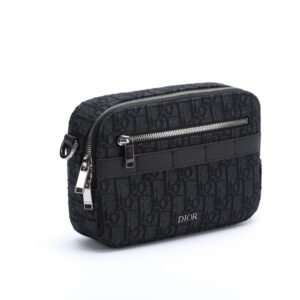 Alternative view of Fake Dior Safari Bag Black Jacquard