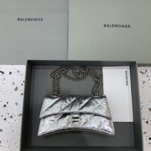 Replica Balenciaga Crush Small Silver