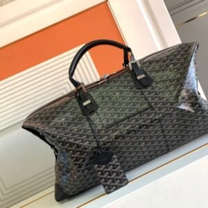 Fake Goyard Bowling 55 Bag Black Brown