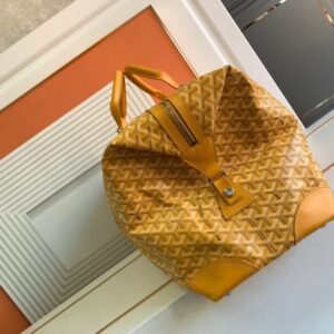 Alternative view of Fake Goyard Bowling 55 Bag Yellow