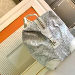 Alternative view of Replica Goyard Bowling 55 Bag White