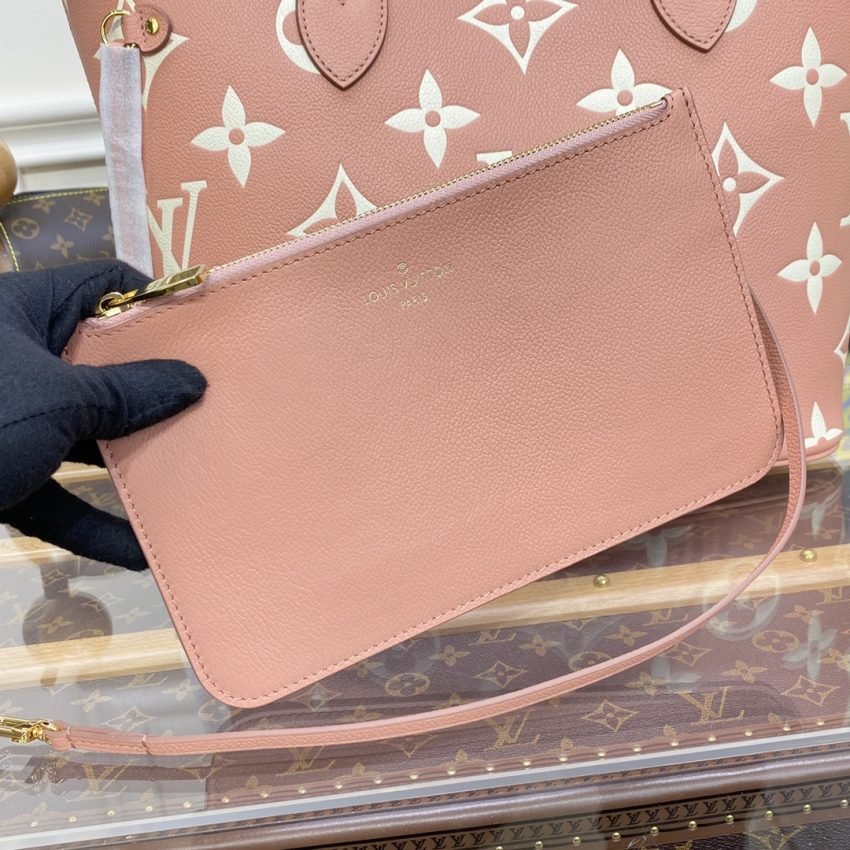 Replica Louis Vuitton Neverfull MM Pink - Image 4