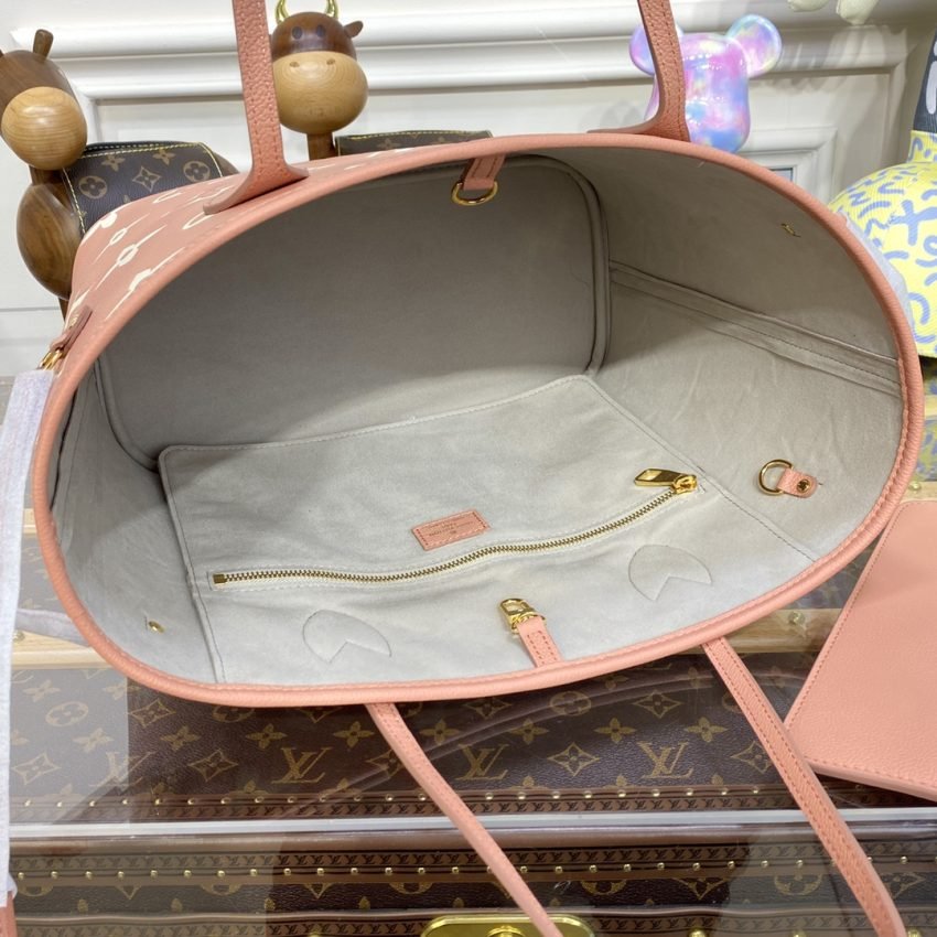 Replica Louis Vuitton Neverfull MM Pink - Image 7
