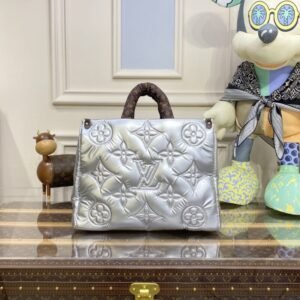 Fake LV Onthego Silver Soft