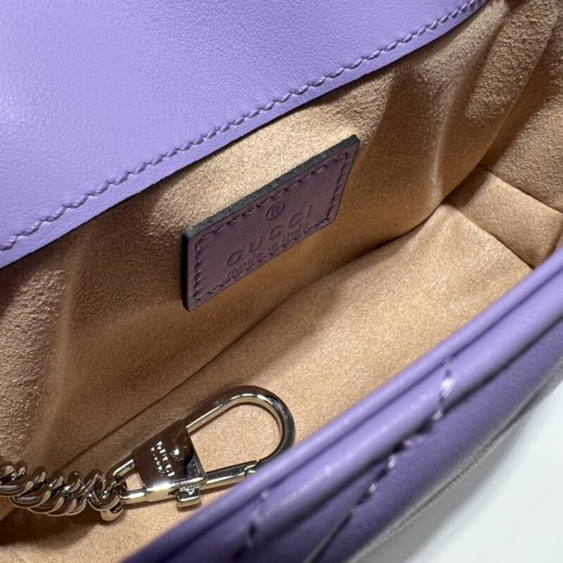 Fake Gucci Matelassé Mini Purple - Image 8