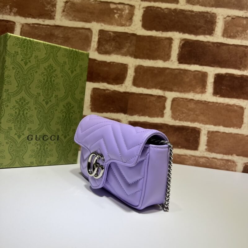 Fake Gucci Matelassé Mini Purple - Image 6