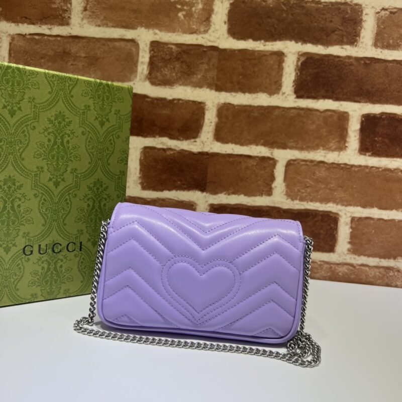 Fake Gucci Matelassé Mini Purple - Image 5