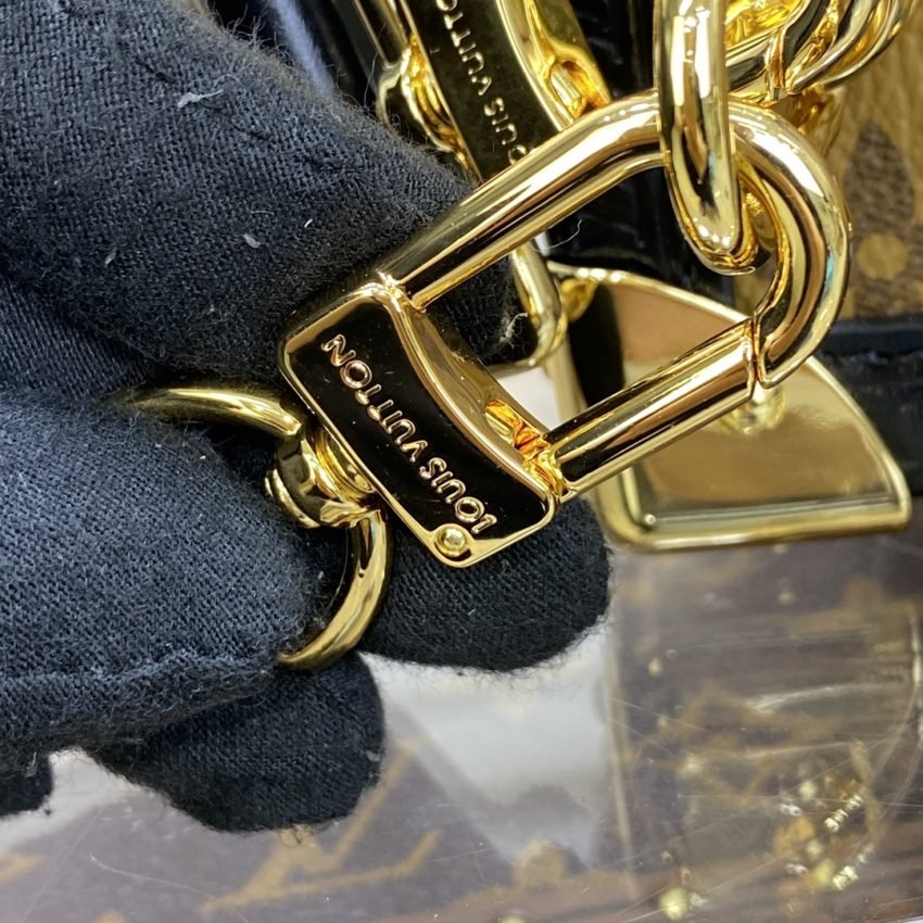 Replica Louis Vuitton Side Trunk Brown Canvas - Image 7