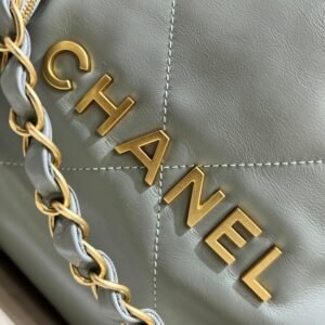 Alternative view of CHANEL 22 Medium Handbag Mint Green