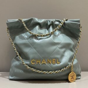 CHANEL 22 Medium Handbag Mint Green