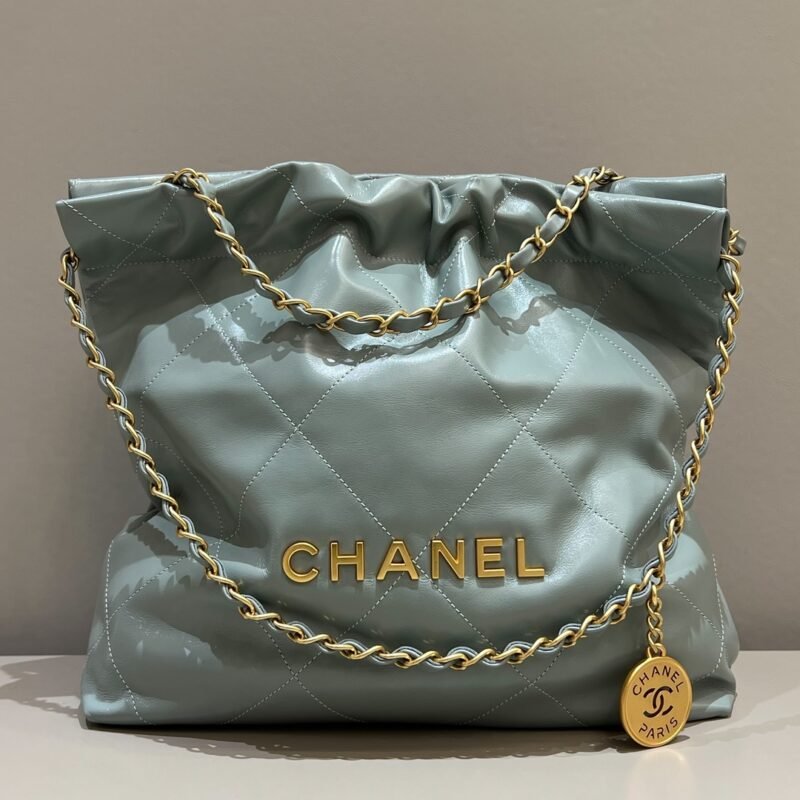 CHANEL 22 Medium Handbag Mint Green