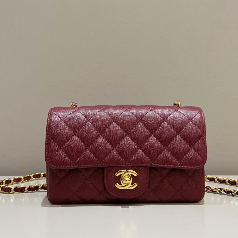 CHANEL Classic Flap 25cm Burgundy