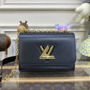 Fake Louis Vuitton Twist Black With Chain