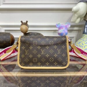 Alternative view of Fake Louis Vuitton Nano Diane Satchel Pink Strap