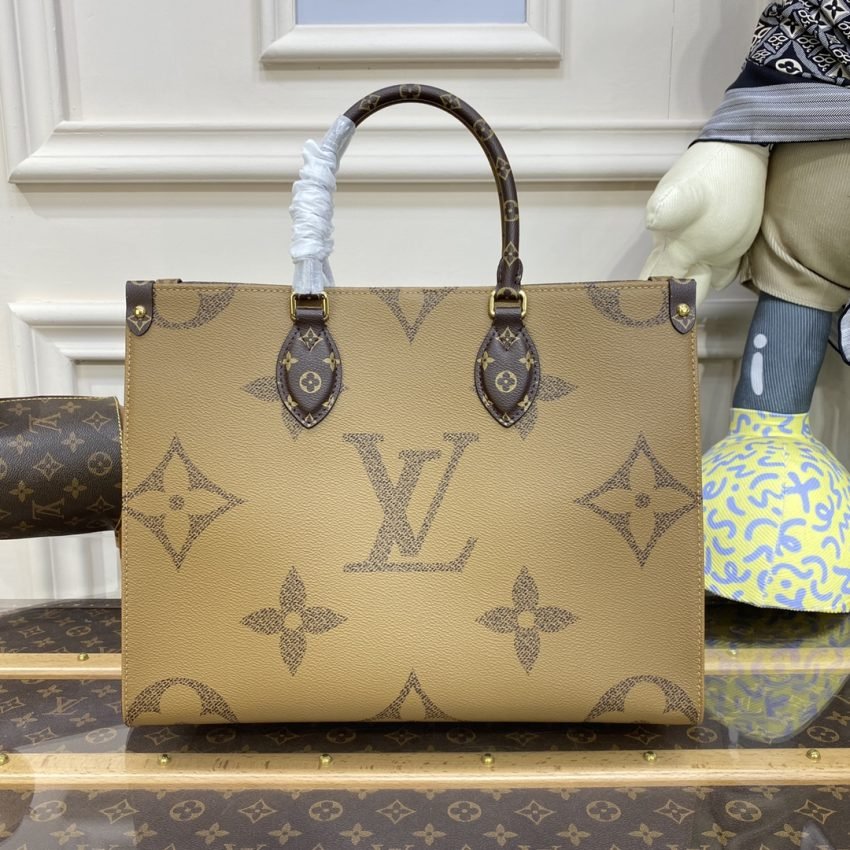 Fake Louis Vuitton Onthego Brown Canvas - Image 4