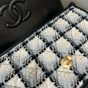 Alternative view of CHANEL 22K Postman Woolen Tofu Bag