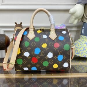 Fake Louis Vuitton Speedy Bandouliere 25 Yayoi Kusama