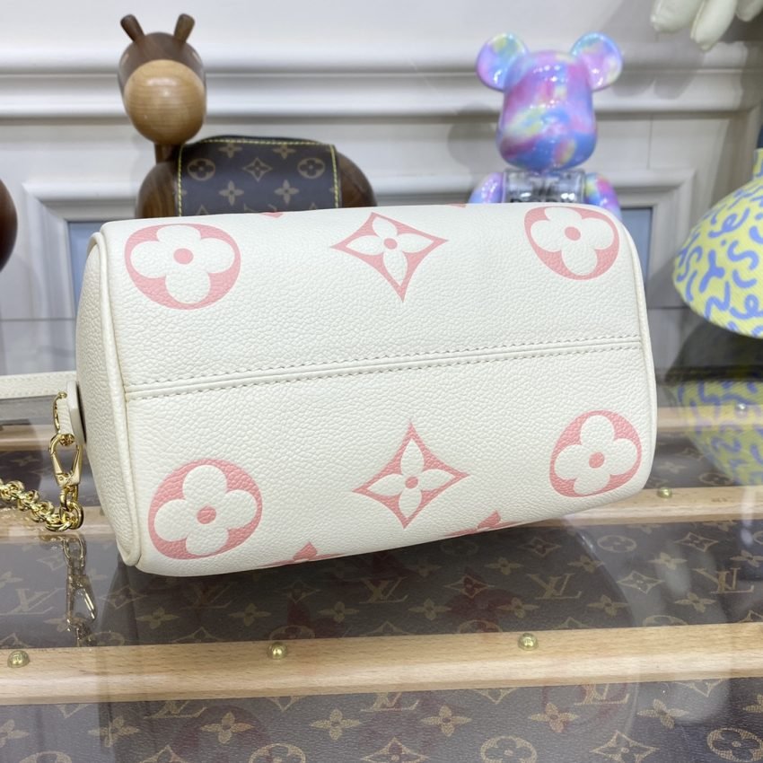 Replica Louis Vuitton Speedy Bandouliere 20 White Pink - Image 9