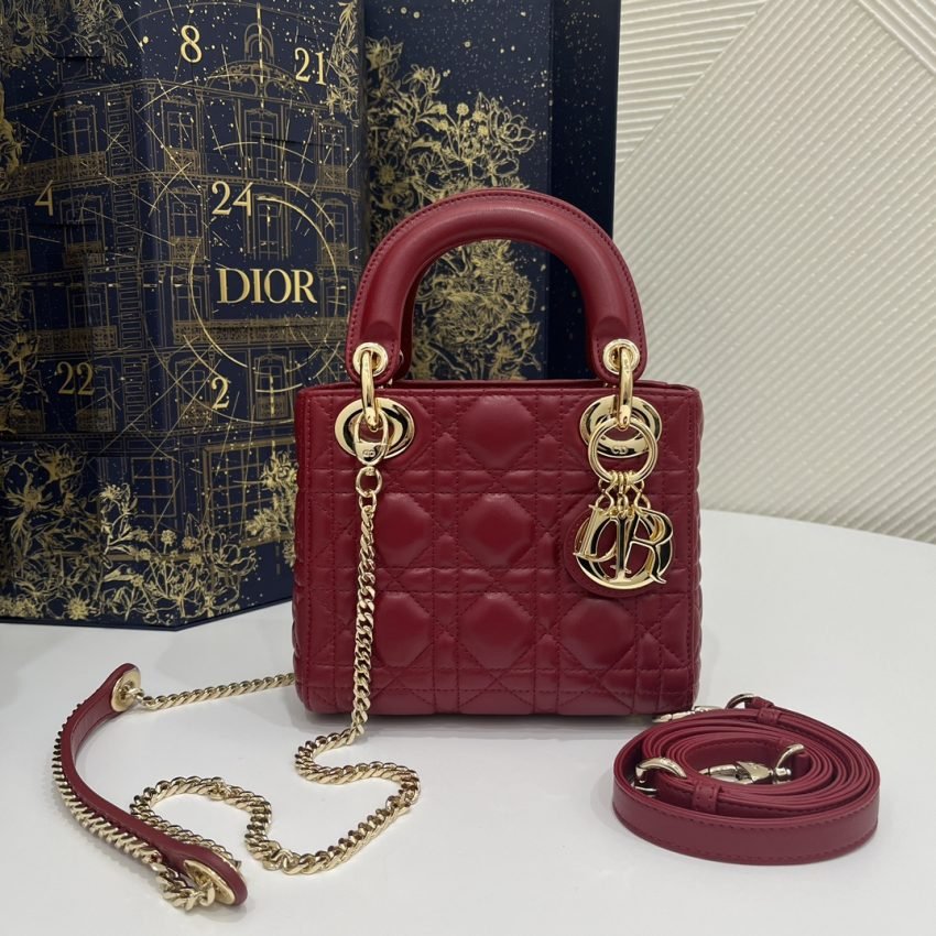 Fake Lady Dior Mini Red