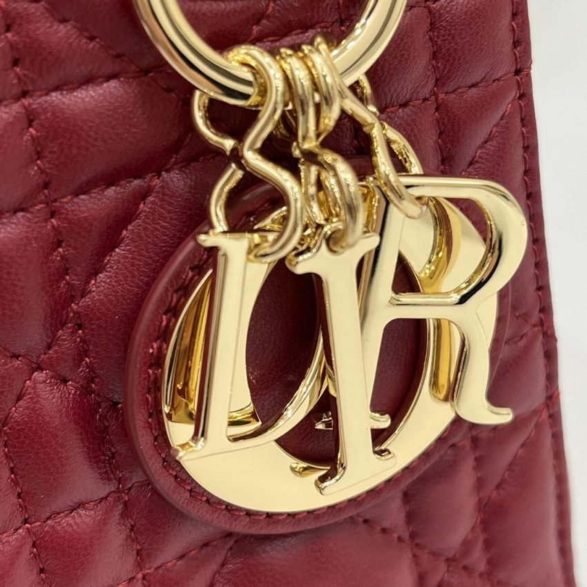 Fake Lady Dior Mini Red - Image 7
