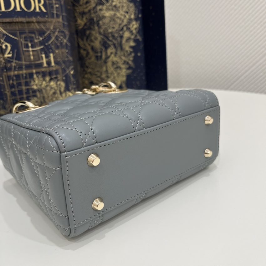 Fake Lady Dior Mini Cloud Grey - Image 3