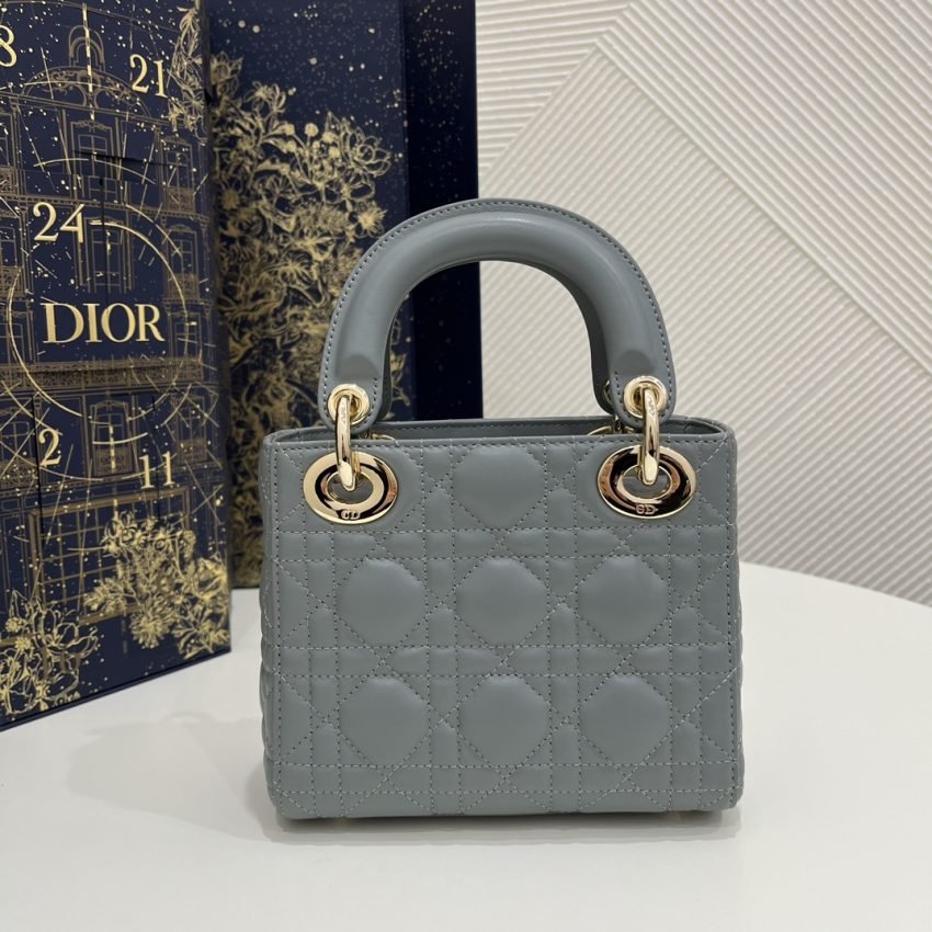 Fake Lady Dior Mini Cloud Grey - Image 5