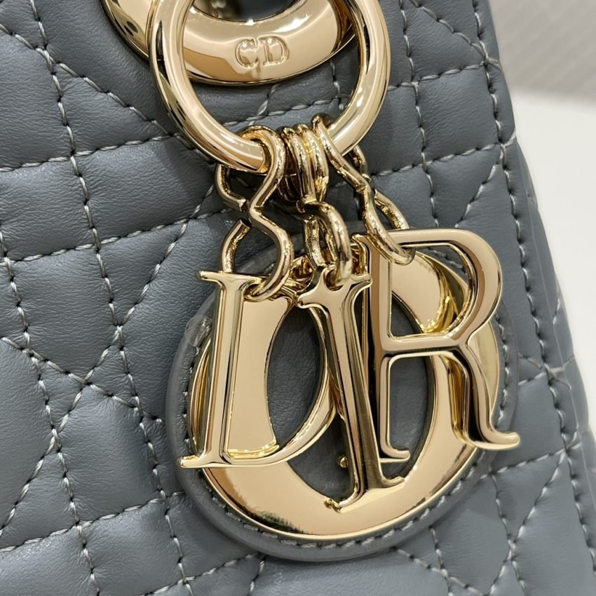 Fake Lady Dior Mini Cloud Grey - Image 7