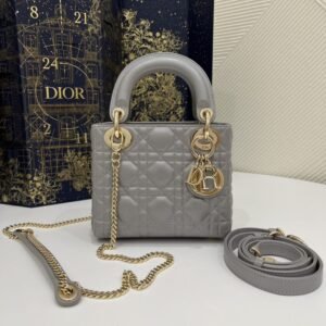 Fake Lady Dior Mini Grey Sillver