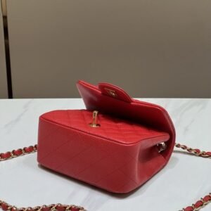 Alternative view of CHANEL Classic Flap 17cm Bright Red