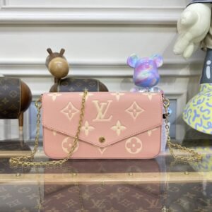 Fake Louis Vuitton Félicie Pochette Pink